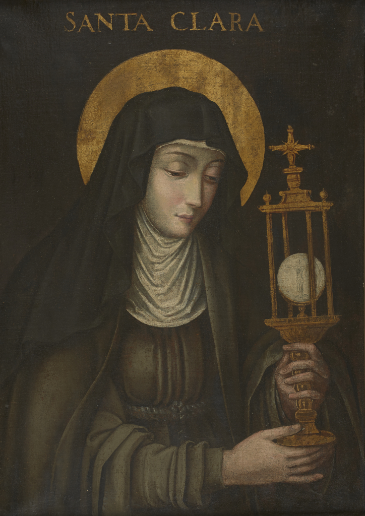 Saint Clare With A Monstrance